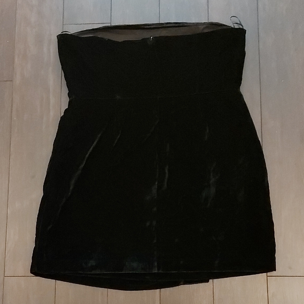 Homecoming Dress Mini - House of Harlow 1960 Black Strapless Bodycon Dress - Picture 4 of 5